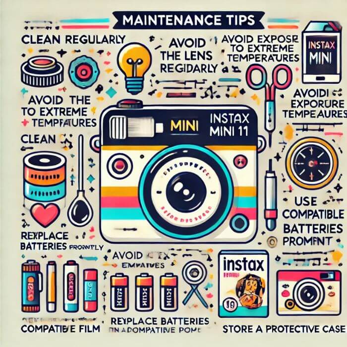 Maintenance Tips For Your Instax Mini 11