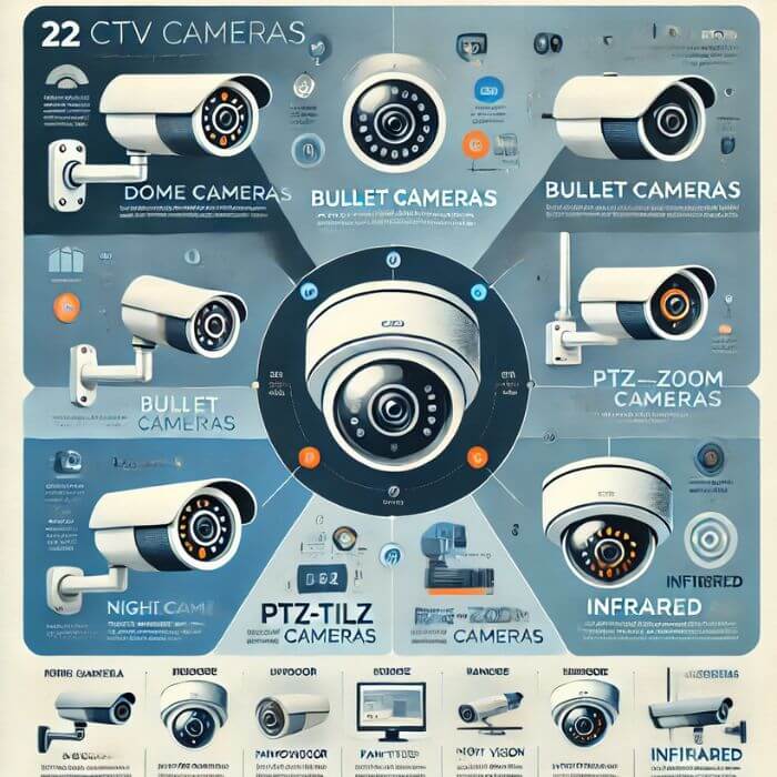 Types of CCTV Cameras and Their Features
