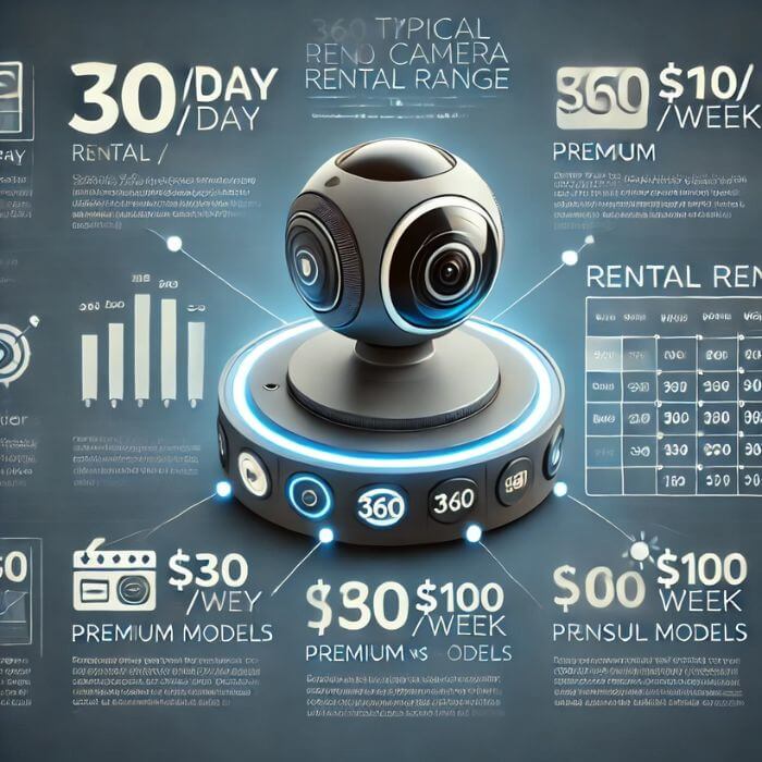 Typical Price Range For 360 Camera Rentals