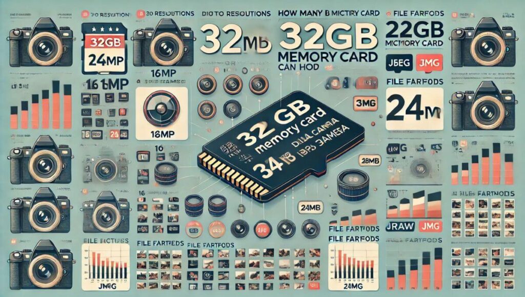 How many pictures can 32gb hold on a digital camera​