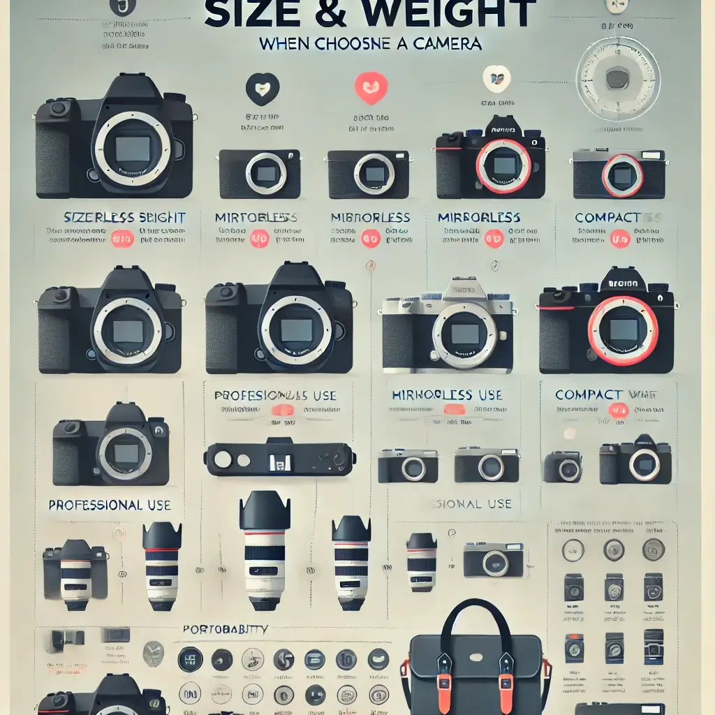 Size and Weight Considerations in Camera Choice